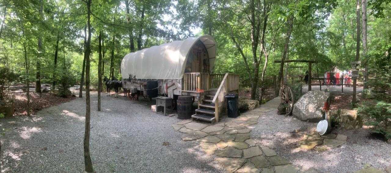 Fox Pass Cabins Bed and Breakfast Hot Springs Esterno foto