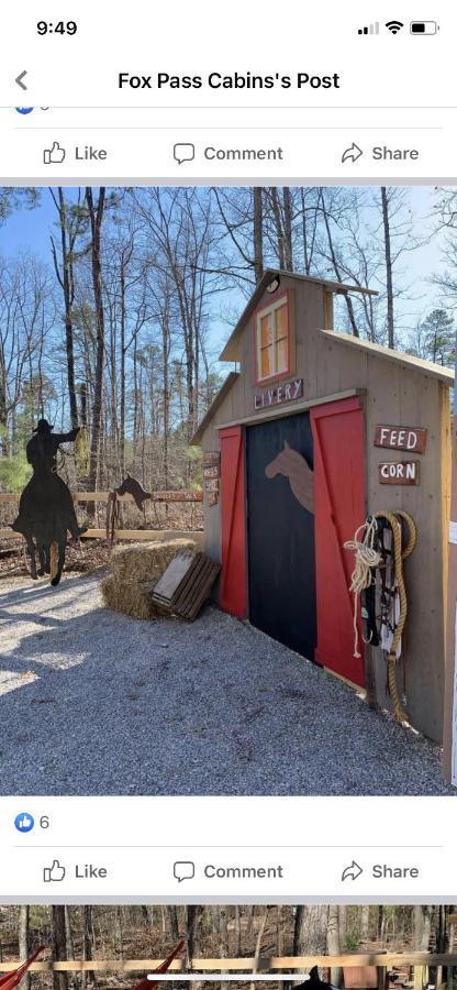 Fox Pass Cabins Bed and Breakfast Hot Springs Esterno foto